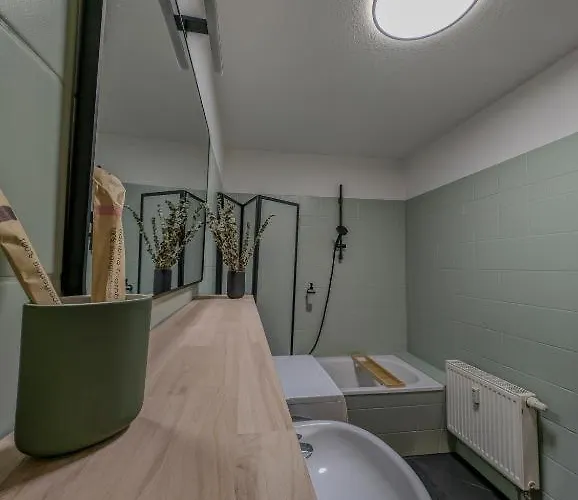 Md Modernes 2br - Naehe Hbf - Tiefgarage Apartment *